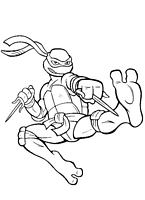 kolorowanki Wojownicze Żółwie Ninja Raphael numer  41